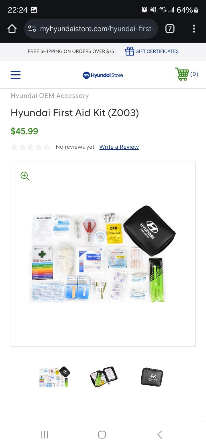 Hyundai First Aid Kit NEW