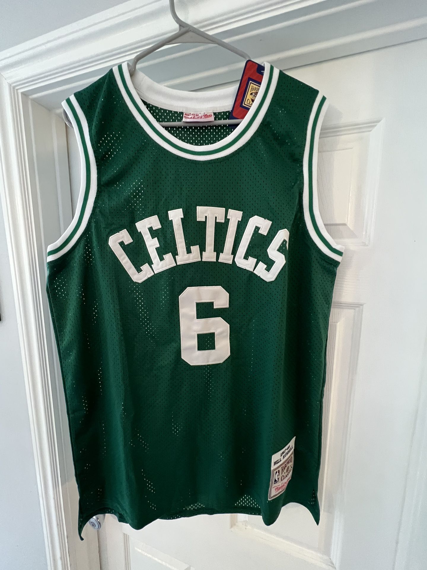 Celtics Jersey Bill Russell New Size Large Only for Sale in Pico