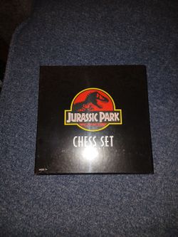 Jurassic Park chess set