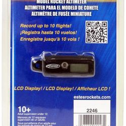 Estes 2246 Altimeter, Model Rocket Altitude-Measuring Device, Rocket Model Kit Accessories for Ages 10+