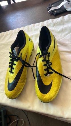 Nike Hypervenom Yellow Soccer Cleats size 8.5