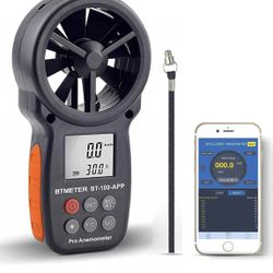 BT-100APP Anemometer w/Wireless Bluetooth