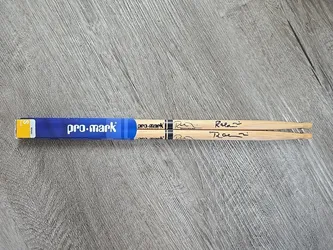 Neil Young Crazy Horse Ralph Molina Hand-Played Hand-Signed Autograph Drumsticks