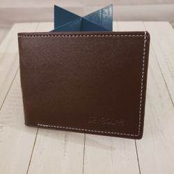 Men Wallet - Dark Brown Bi-Fold (Brand New)