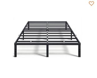 Vasagle Metal Bed Frame 14" Height Heavy-Duty 1100lbs Weight Capacity Black - Full Size