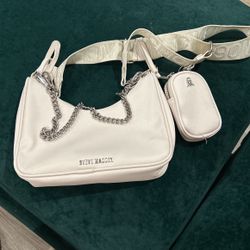 Steve Madden Bvital white Leather Bag