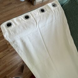 Off white Threshold curtains (x6)