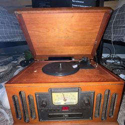 Vintage record player