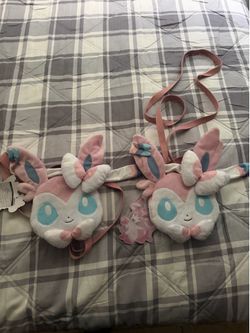 Pokemon center eevee collection Sylveon face pochette shoulder bag Japan
