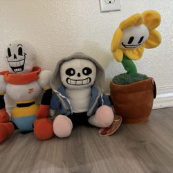 Undertale Characters Plush Deltarune Fangamer Flowey Sans Papyrus