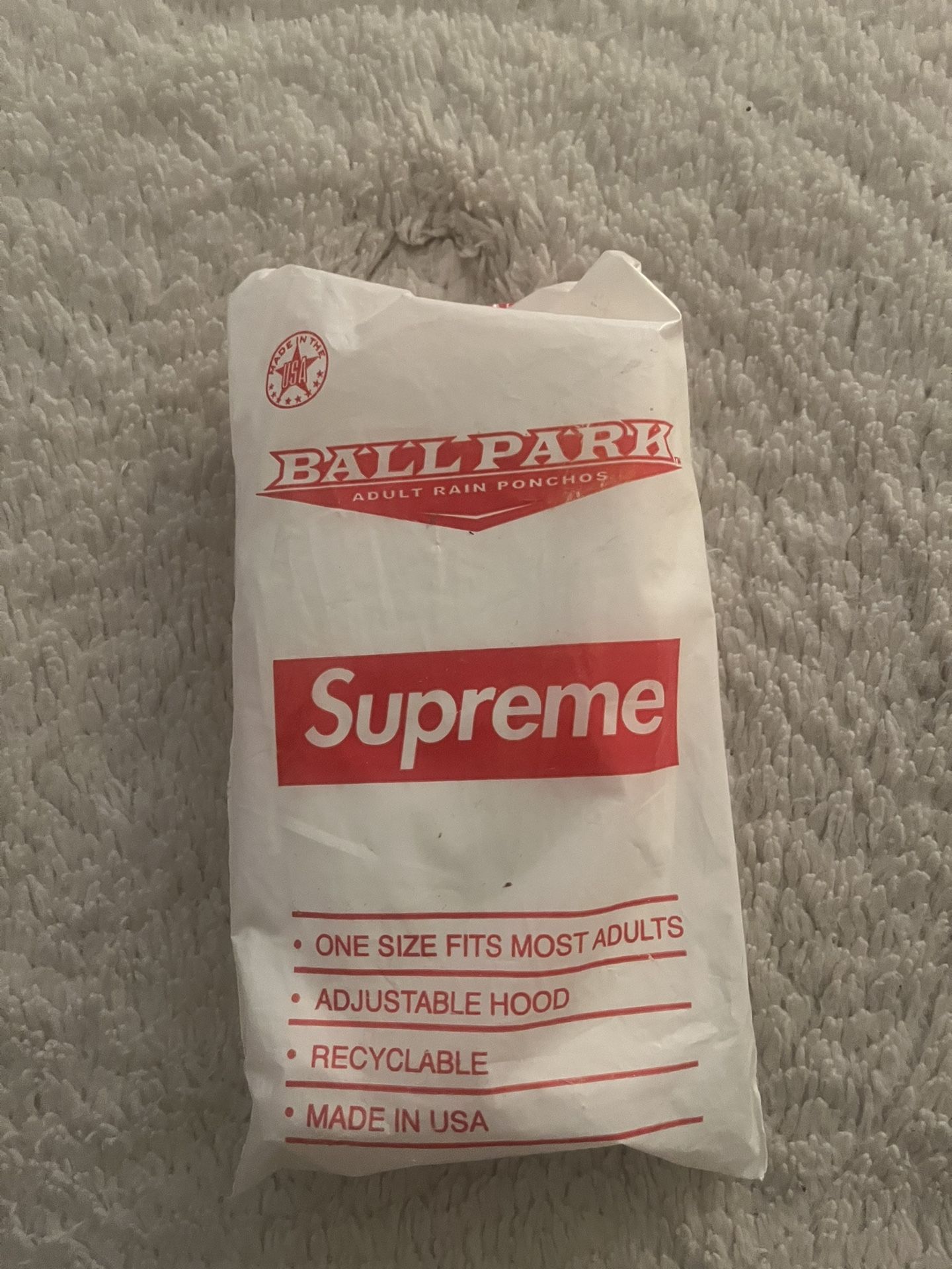 supreme poncho