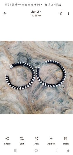 Hoop earrings