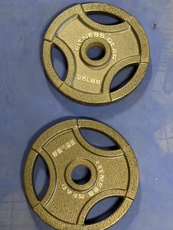 Gym weights 25lbs