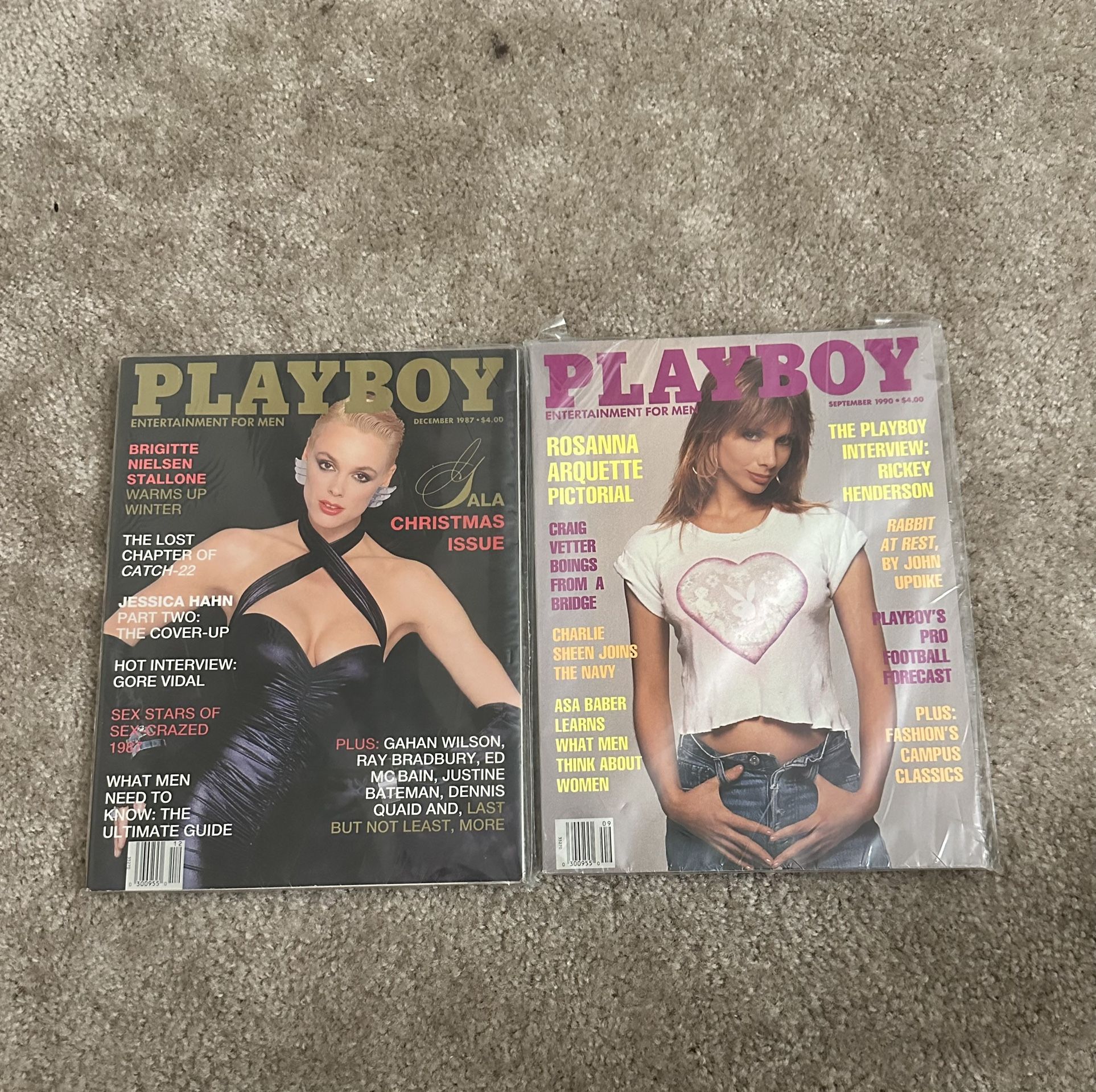 2 Playboy Magazines