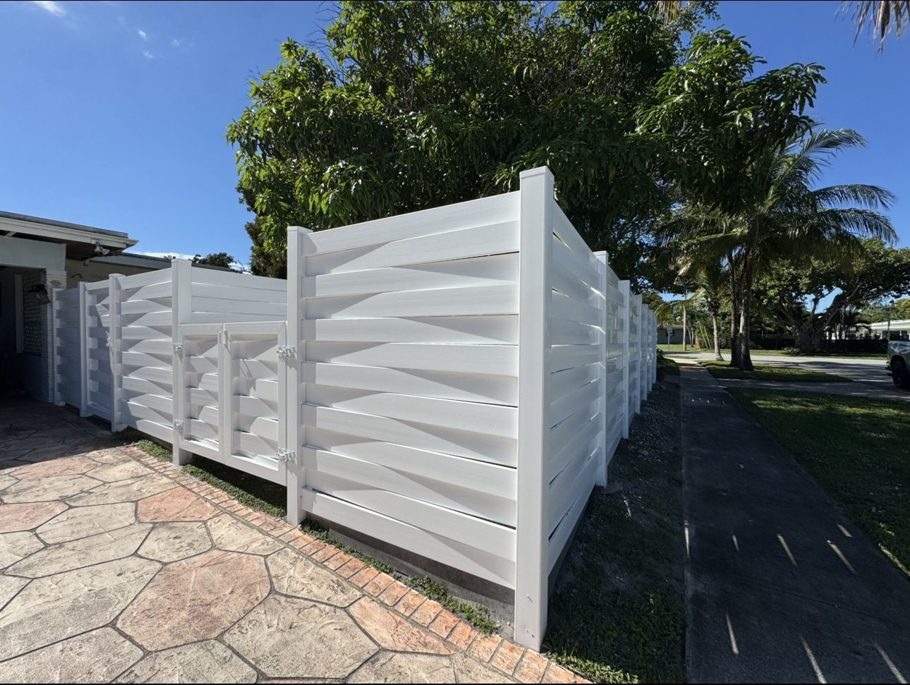 Premium PVC and vinyl fence panels available