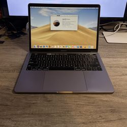 2019 13” MacBook Pro: 1.4Ghz Quad Core I5, 8GB, 256GB SSD
