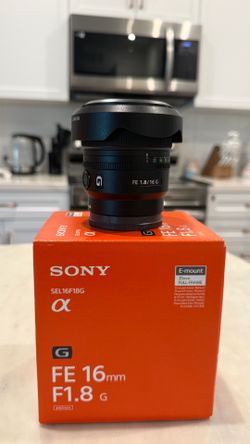 Sony 16mm 1.8 G lens