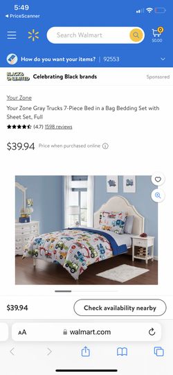 Your Zone Construction Truck 7 Piece Comforter