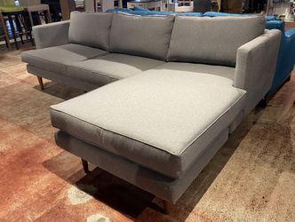 JOYBIRD Preston Neutral Grey Reversible Sectional