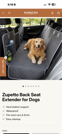 Dog seat cover for cars, suvs, trucks