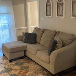 Ashley Abney Sofa Chaise - Driftwood