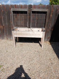 Wood Planter From Cotsco