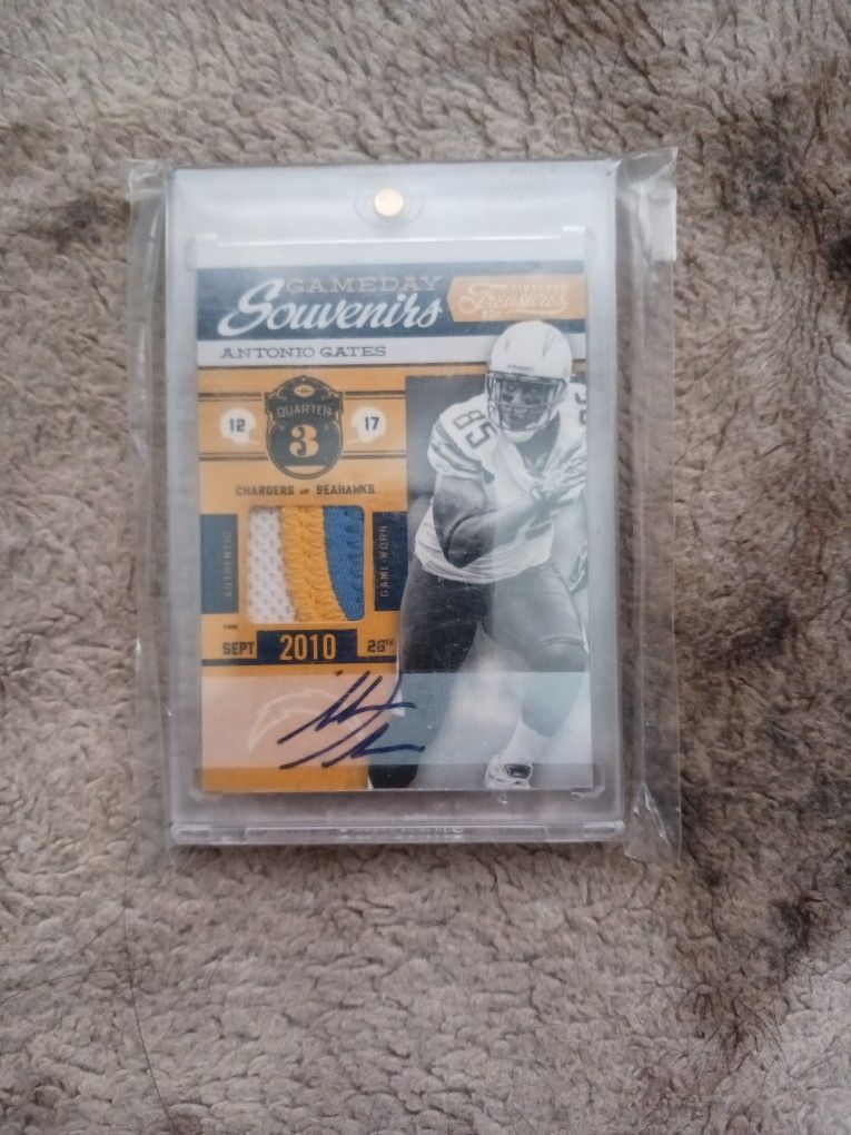Hall Of Fame Antonio Gates Auto Sp 1/1