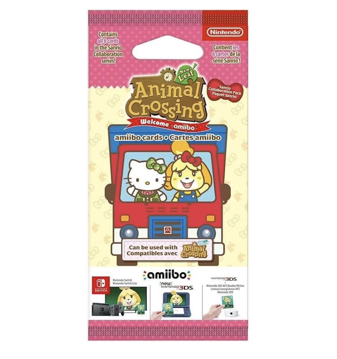 Nintendo Animal Crossing Sanrio Amiibo Card Pack - Nintendo Switch - Brand New