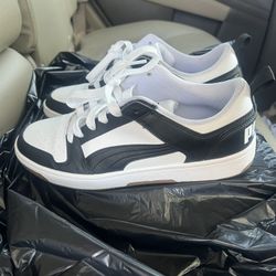 Puma Low Black & White 