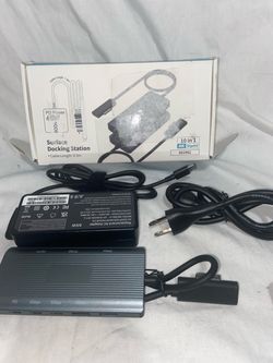 11-in-1 Surface Pro Docking Station, New Surface Dock 4K@60HZ HDMI, Surface