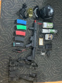 KWA Eve 9 Airsoft Rifle and Gear/Accessories