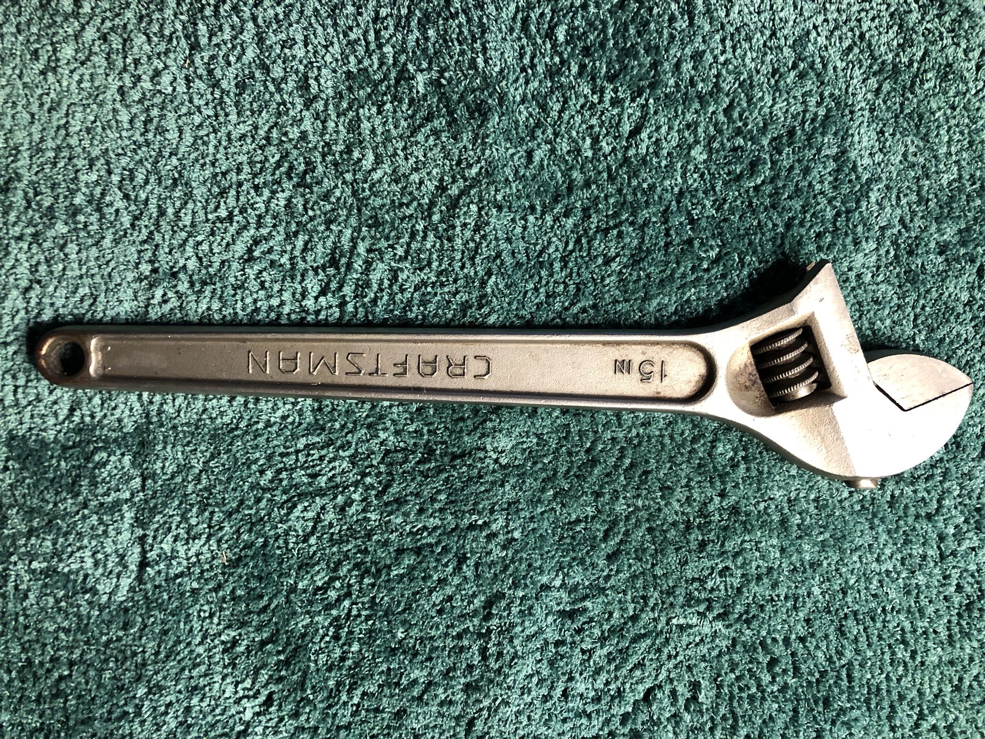 Craftsman 15 In Adjustable Wrench 