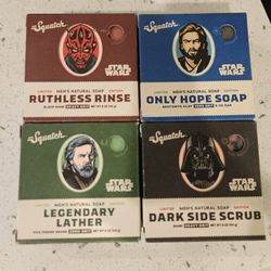 Star Wars Dr. Squatch - 4 Bar Soap Bundle