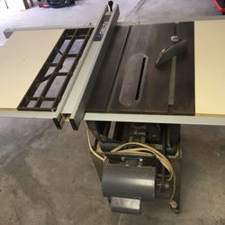 Craftsman 10 inch cabinet grade table saw with custom delta fence