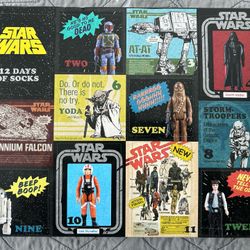 Classic Star Wars 12 Day Sock Box Set Sealed