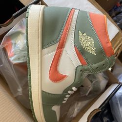Brand New Green And Orange Jordan 1’s