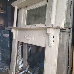 Antique fireplace mantels