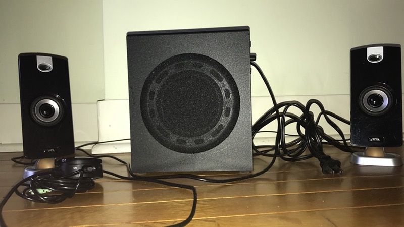 Cyber Acoustics Platinum CA - 3602 2.1 Speaker System