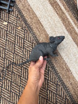 Plastic Rat Toy Figure