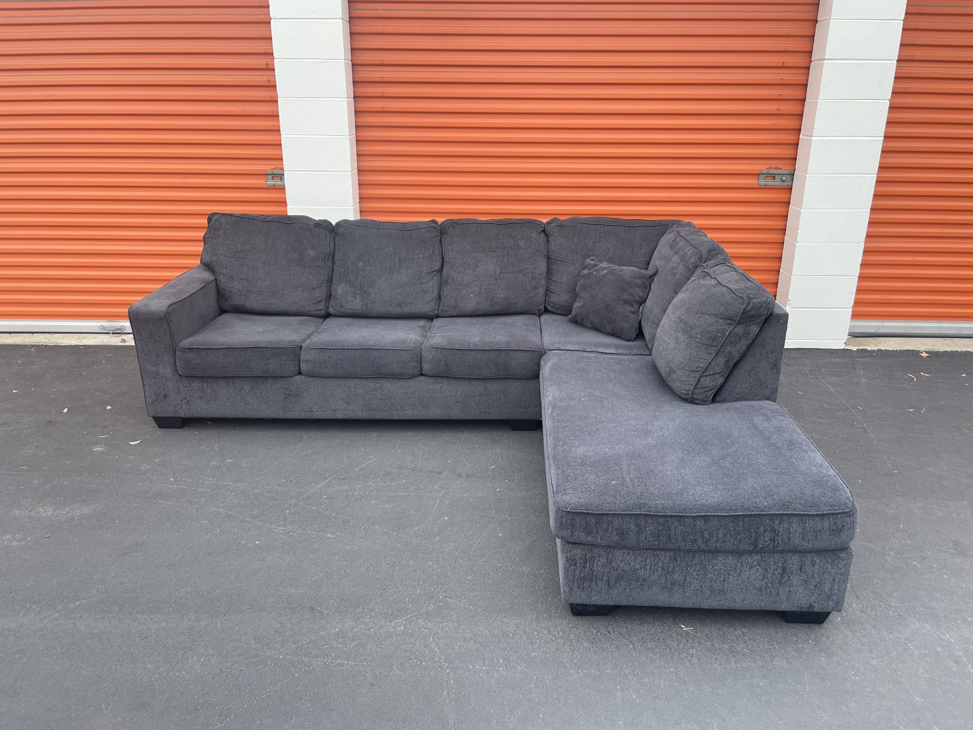 Dark Gray Sectional Couch -I Can Deliver 