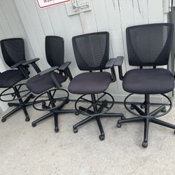 Fabric Adjustable Height Chairs