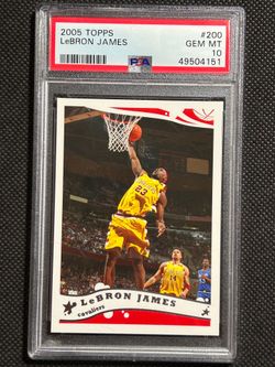2005 Topps Lebron James Psa 10 Gem Mint Cavaliers