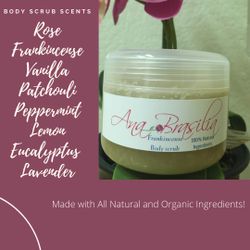Natural organic body scrubs