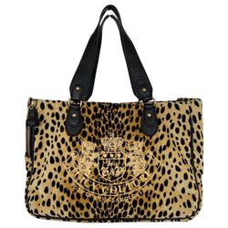Vintage Juicy Couture Velour Cheetah Print Pet Dog Carrier Bag Y2K