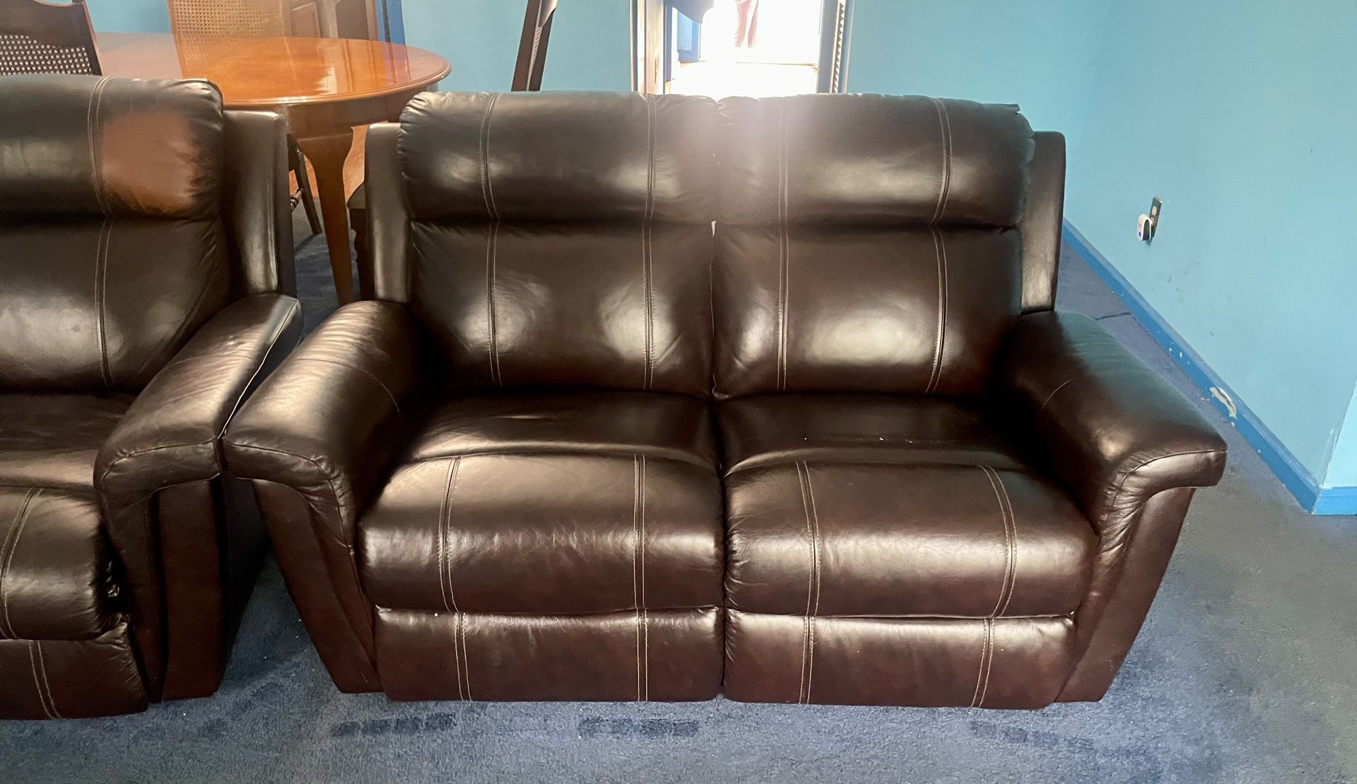 Leather Recliner Sofa, Loveseat & Recliner Chair