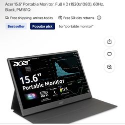 Acer Monitor Trading For AirPods Pro’s Or The New Gen 4 And I Only Have The Type C Wire That Is All U Would Need And I Don’t Have The Mini HDMI
