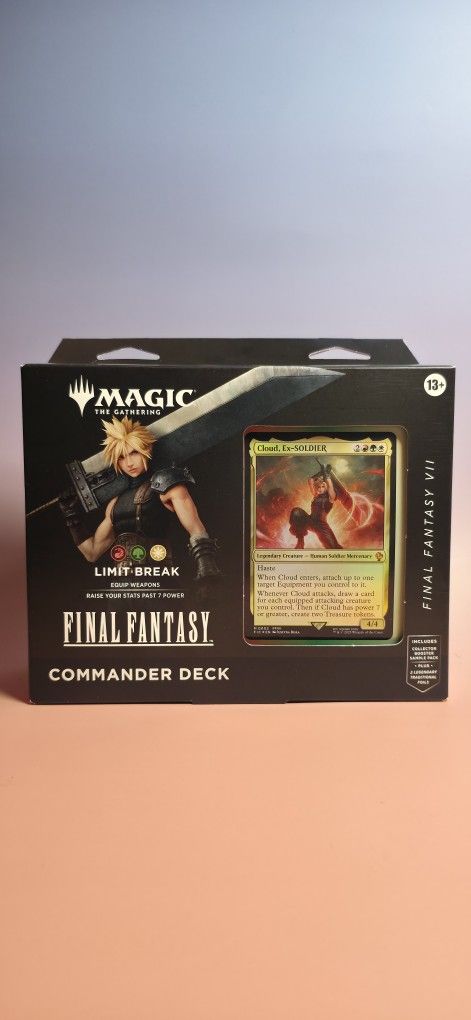 Magic The Gathering Final Fantasy Commander Deck Cloud