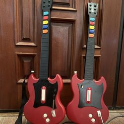 PS2 Guitar Hero Guitars