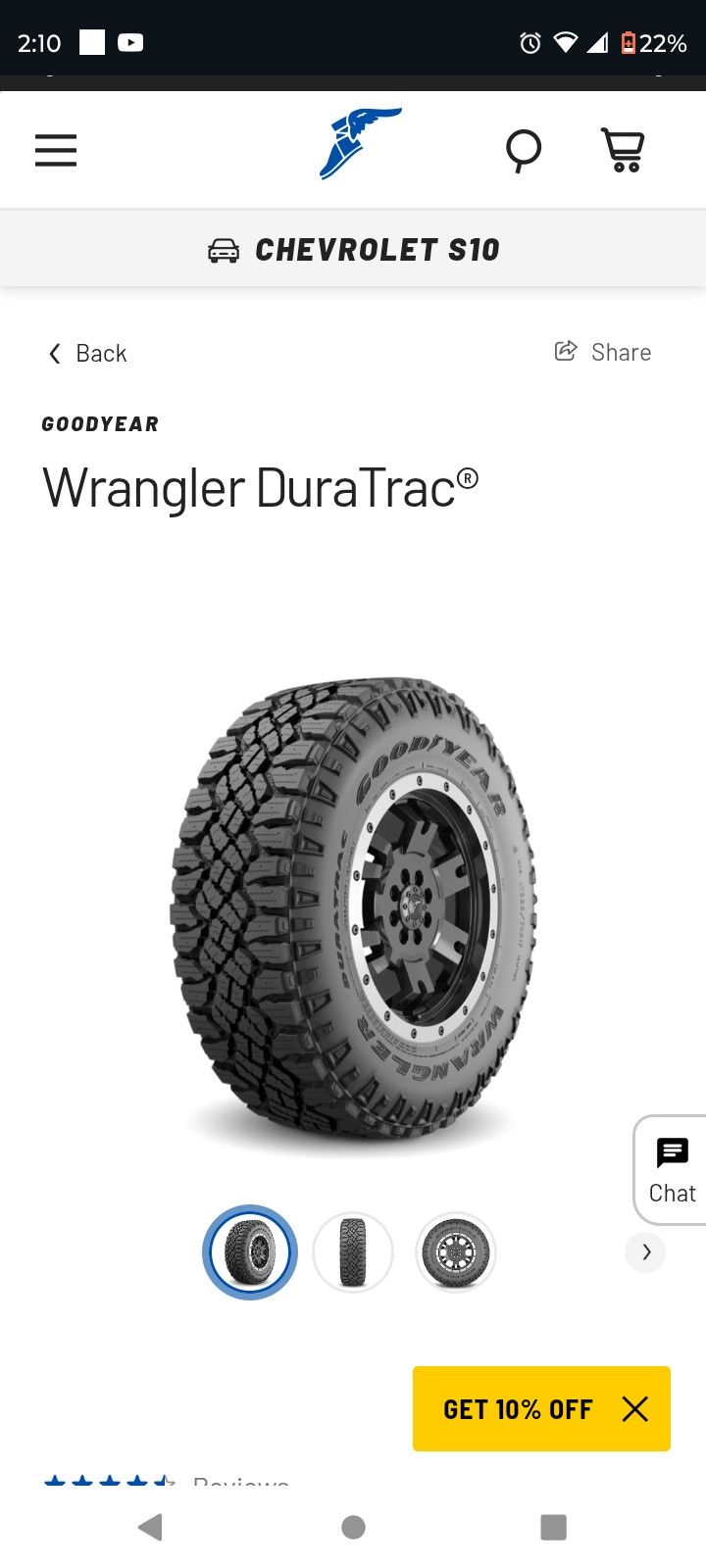 Brand New 265/75/16 Goodyear Dura Track