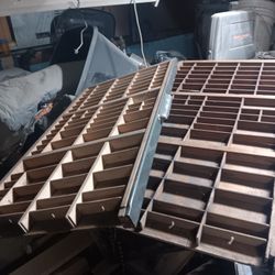 News Paper Letter Press Drawers